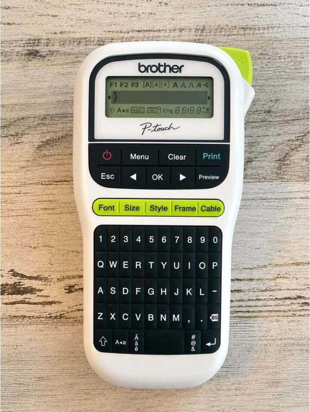 Brother P-Touch PT-H100 Handheld Label Maker Printer w/ Tape Tested Working